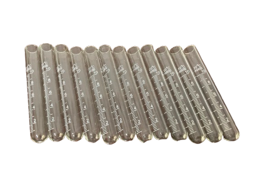 Test Tubes with Graduations 10mL